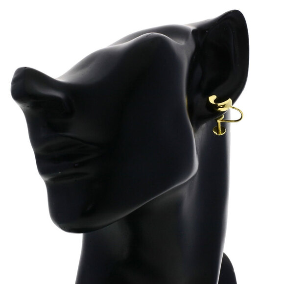 TIFFANY 18k Yellow Bean Earrings - Picture 5 of 6